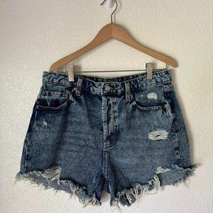 Wild Fable High Rise Distressed Shorts Size 14